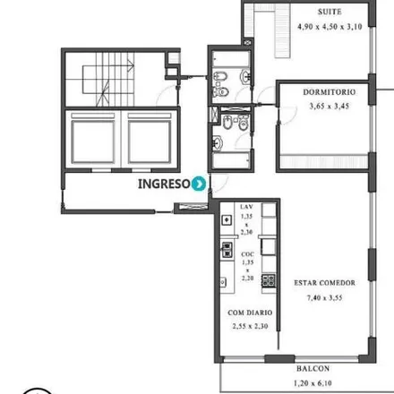 Buy this 2 bed apartment on FarmaVip in Bulevar Nicasio Oroño, Parque
