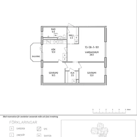 Rent this 3 bed apartment on Lavettvägen 25 in 174 57 Sundbybergs kommun, Sweden