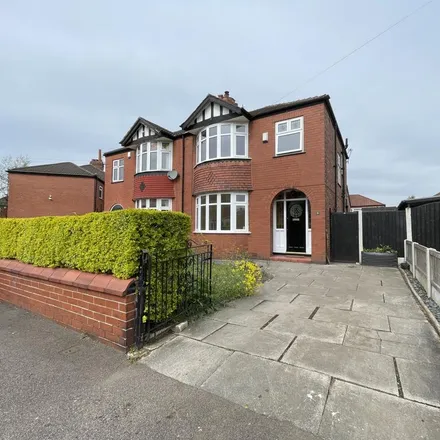 Rent this 3 bed duplex on Christleton Avenue in Stockport, SK4 5EQ