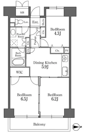 Image 2 - Residia Shibaura, 30 Kyu Kaigan Dori, Shinagawa, Minato, 108-0023, Japan - Apartment for rent