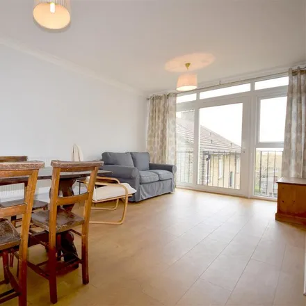 Rent this 2 bed apartment on Deliveroo Swiss Cottage in Dobson Close, London