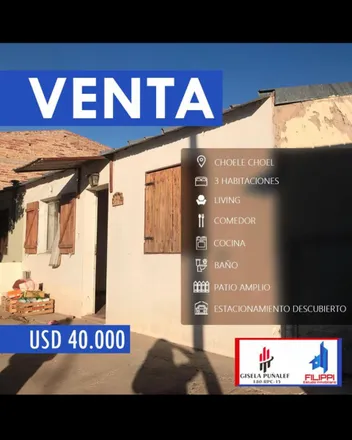Buy this studio house on Pico Blanco 262 in Villa Unión Norte, 8360 Choele Choel