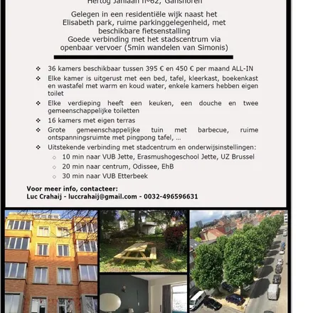 Rent this 1 bed apartment on Carpe Diem in Avenue du Duc Jean - Hertog Janlaan 62, 1083 Ganshoren