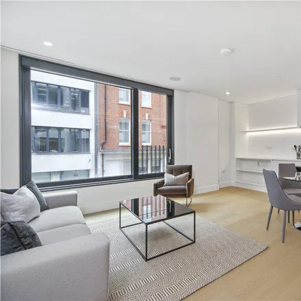 Rent this studio apartment on Rathbone Square in East Marylebone, London
