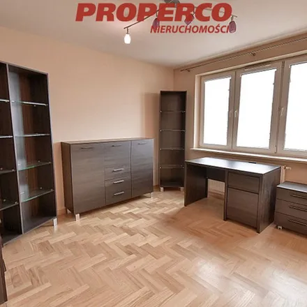 Rent this 4 bed apartment on Wojska Polskiego 12 in 25-364 Kielce, Poland