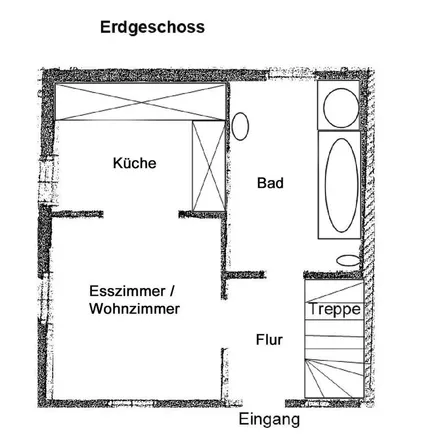 Rent this 3 bed apartment on Obergartenstraße 4 in 67360 Lingenfeld, Germany