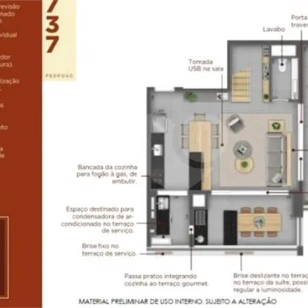Buy this 2 bed apartment on Avenida Pedroso de Morais 737 in Pinheiros, São Paulo - SP