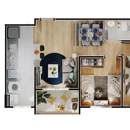 Buy this 2 bed apartment on Rua Cerro Largo in Jardim Scandia, Taboão da Serra - SP