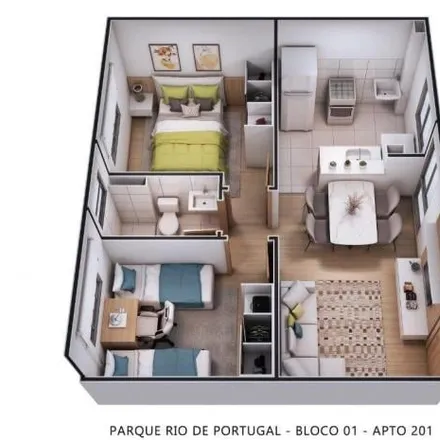 Buy this 2 bed apartment on unnamed road in Residencial Santa Ana, São José do Rio Preto - SP
