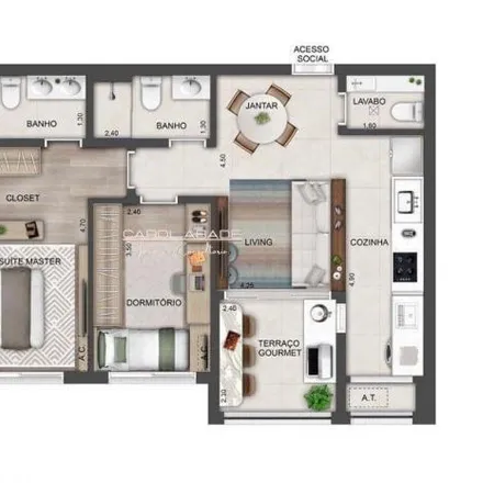 Buy this 3 bed apartment on Tutta Gula in Avenida Nova Independência, Vila Olímpia