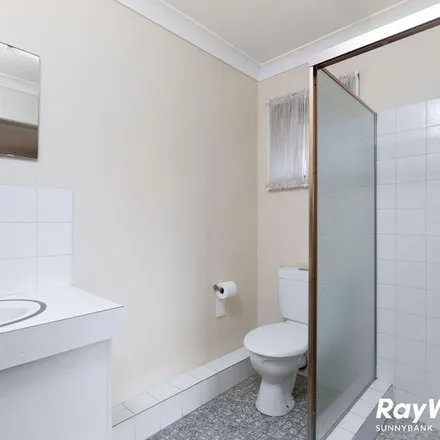 Rent this 4 bed apartment on 13 Tapscott Street in Wishart QLD 4122, Australia