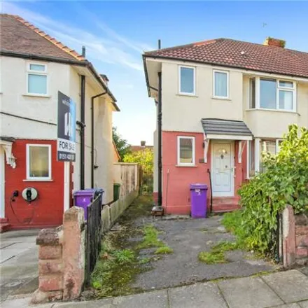 Buy this 3 bed townhouse on Northmead Road in Liverpool, L19 5NN