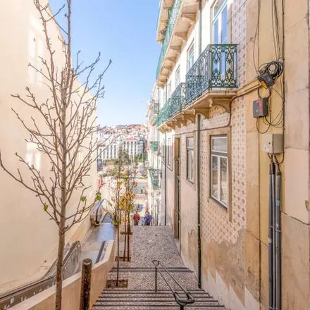 Rent this 2 bed apartment on Zé da Mouraria in Rua João do Outeiro, 1100-289 Lisbon