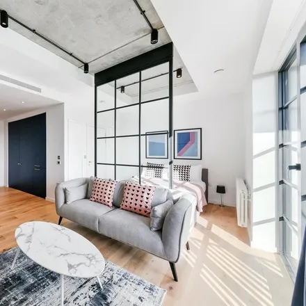 Rent this studio apartment on Agar House in 79 Orchard Place, London