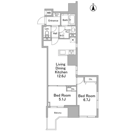 Image 2 - 相立ゴム製作所, Asakusa-dori, Moto-Asakusa 4-chome, Taito, 110-0015, Japan - Apartment for rent