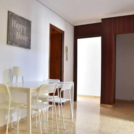 Rent this 8 bed apartment on Hospital Casa de la Salud in Carrer d'Abén Al-Abbar, 46021 Valencia