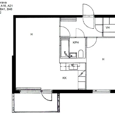 Rent this 2 bed apartment on Kääpäkatu 4 in 04260 Kerava, Finland