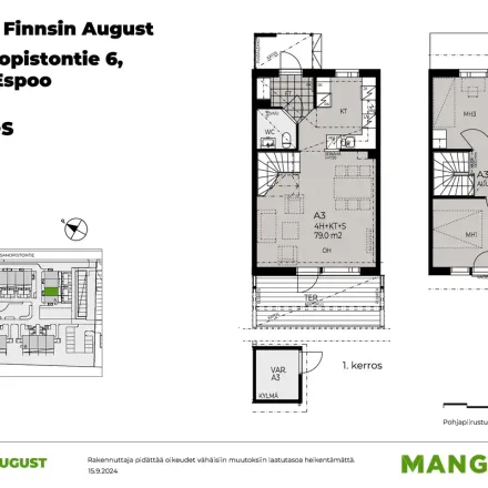 Rent this 4 bed apartment on Kansanopistontie 6 in 02780 Espoo, Finland