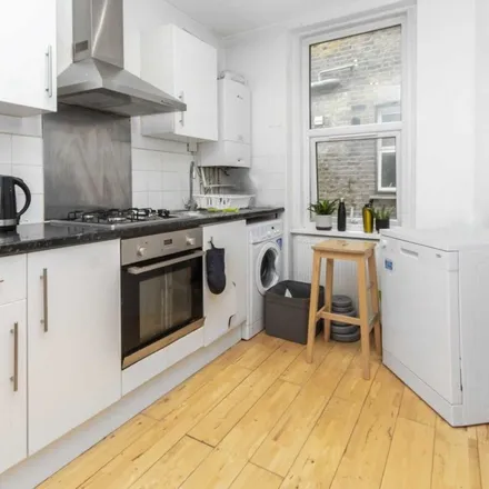 Rent this 3 bed apartment on Tibbet's Corner in London, SW19 5LT