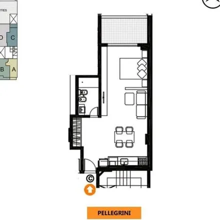 Buy this studio apartment on Avenida Carlos Pellegrini 474 in Rosario Centro, Rosario