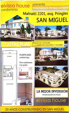 Buy this studio condo on César Horacio Malnatti 2199 in Partido de San Miguel, San Miguel