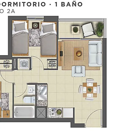 Image 3 - Esmeralda 6428, 798 0008 La Cisterna, Chile - Apartment for rent