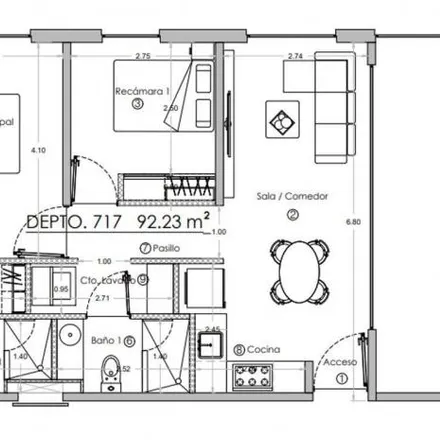 Buy this 2 bed apartment on Avenida Eugenia in Benito Juárez, 03100 Mexico City