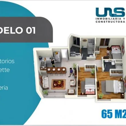 Buy this 3 bed apartment on Institución Educativa Santa Maria De Nazareth in Andrés Luna, Surquillo