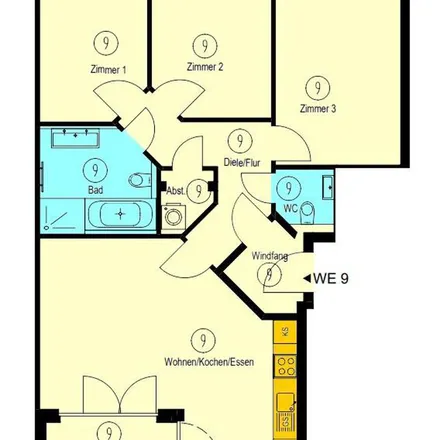 Rent this 4 bed apartment on Triftweg in Liebfrauenstraße, 04277 Leipzig