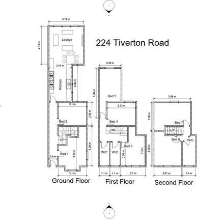 Rent this 7 bed apartment on Tiverton Road in London, N15 6RT