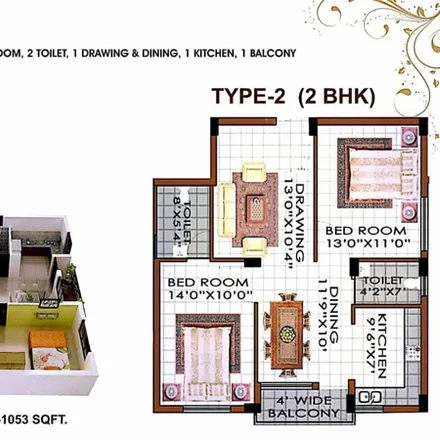 Buy this 2 bed apartment on unnamed road in Khordha, - 751019