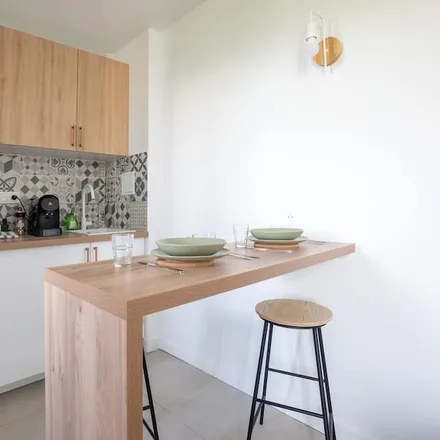 Rent this studio apartment on Saint-Denis in Seine-Saint-Denis, France