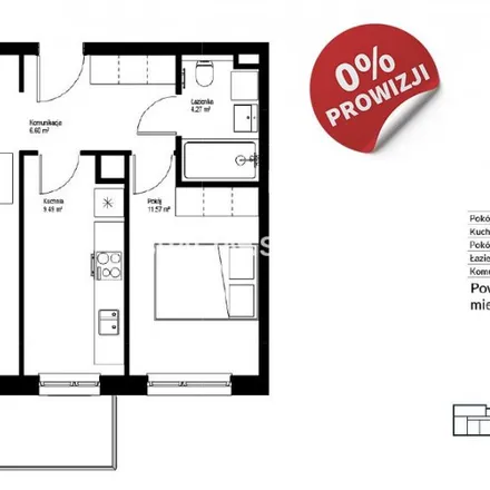 Buy this 2 bed apartment on Bieżanowska 253a in 30-836 Krakow, Poland