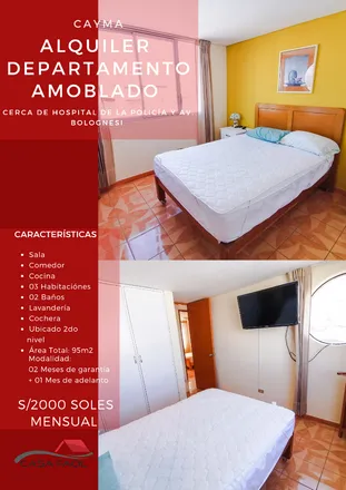 Image 4 - Avenida Bolognesi, Cayma, Cayma 04100, Peru - Apartment for rent