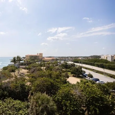 Rent this 1 bed condo on 4501 South Ocean Boulevard in South Palm Beach, Palm Beach County