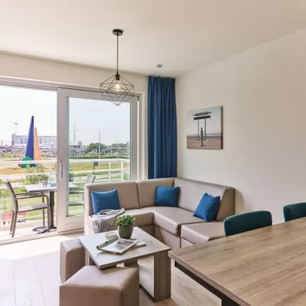 Rent this 3 bed apartment on Holiday Suites Zeebrugge in Kustlaan 97, 8380 Bruges