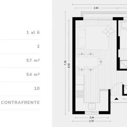 Buy this 2 bed apartment on Calle 2 750 in Partido de La Plata, 1900 La Plata