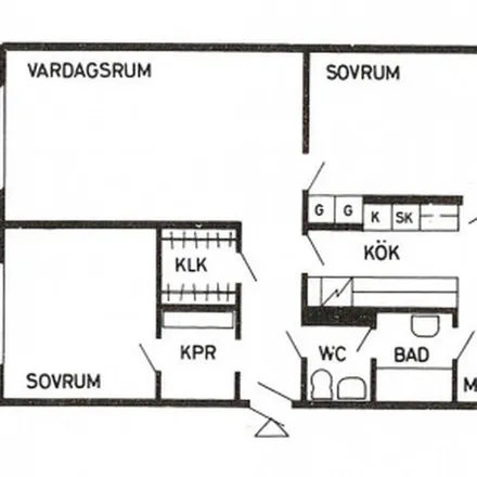 Rent this 3 bed apartment on Nybyggsvägen in 735 36 Surahammar, Sweden
