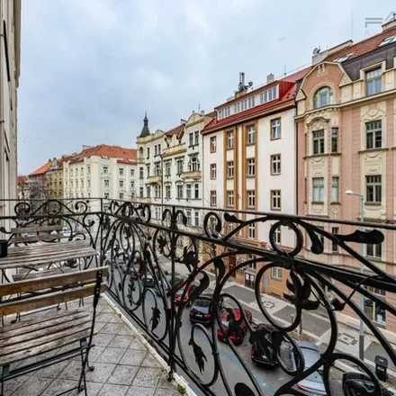 Rent this 3 bed apartment on Krkonošská 1477/15 in 120 00 Prague, Czechia