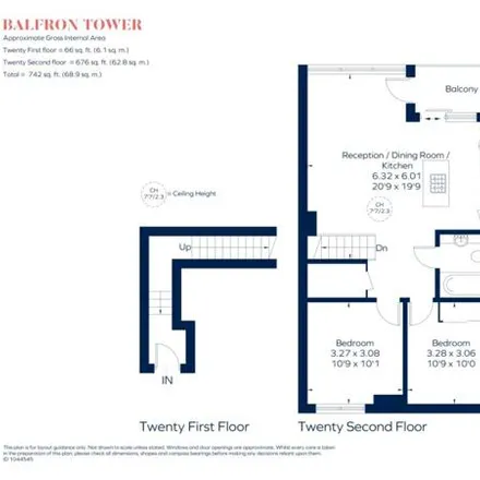 Rent this 2 bed room on Balfron Tower in St Leonard's Road, London