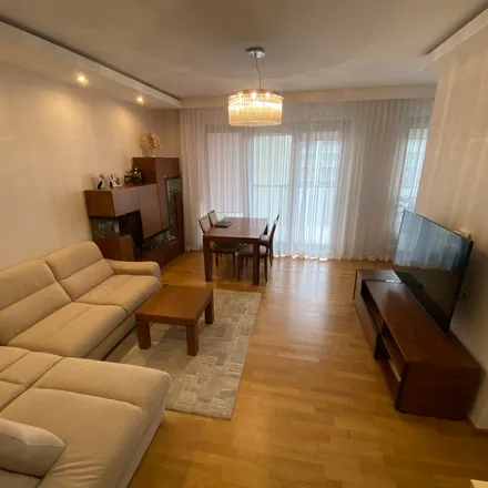 Rent this 1 bed apartment on Paczkomat InPost in Ludwika Rydygiera, 01-793 Warsaw