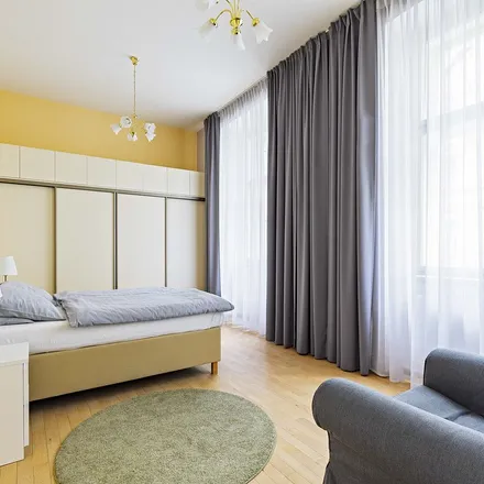 Rent this 1 bed apartment on Belgická in 120 00 Prague, Czechia