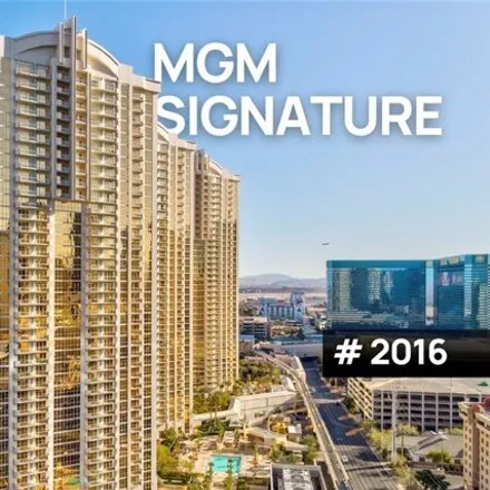 Buy this studio house on The Signature at MGM Grand in 145 East Harmon Avenue, Paradise