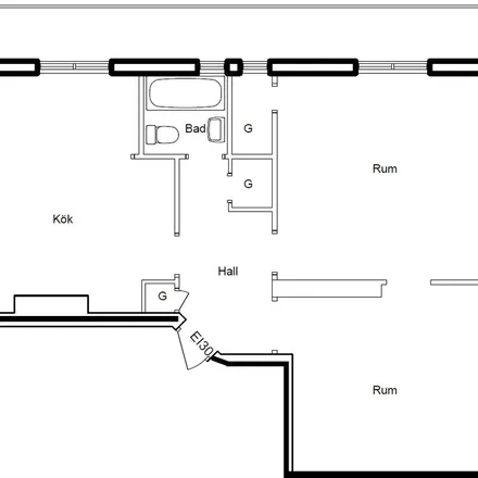 Rent this 2 bed apartment on Skolgatan 4 in 553 16 Jönköping, Sweden