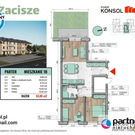 Buy this 2 bed apartment on Trakt Konny 43A in 80-210 Gdansk, Poland