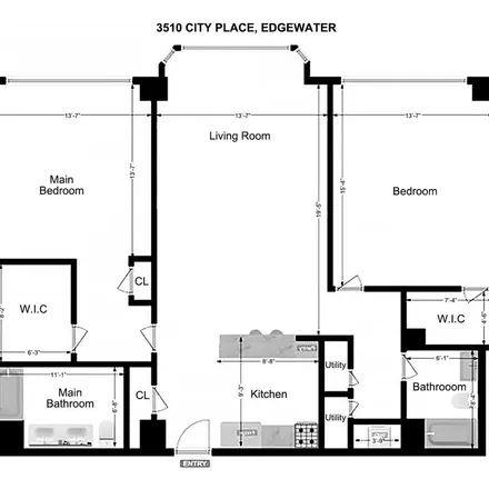 Image 5 - City Place, Edgewater, Bergen County, NJ 07010, USA - Apartment for rent