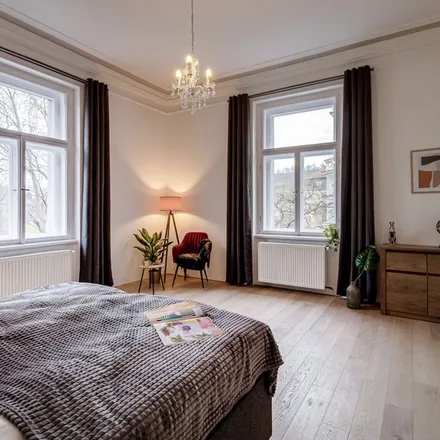 Rent this 1 bed apartment on Kaizlovy sady 433/9 in 186 00 Prague, Czechia