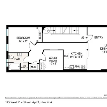 Image 7 - 145 West 21st Street, New York, NY 10011, USA - Apartment for rent