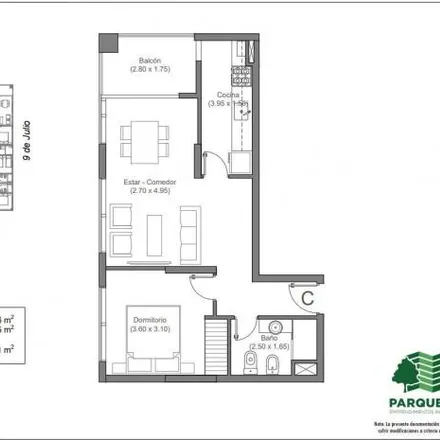 Buy this 1 bed apartment on Bulevar Pellegrini 2759 in Ex-Plaza España, Santa Fe