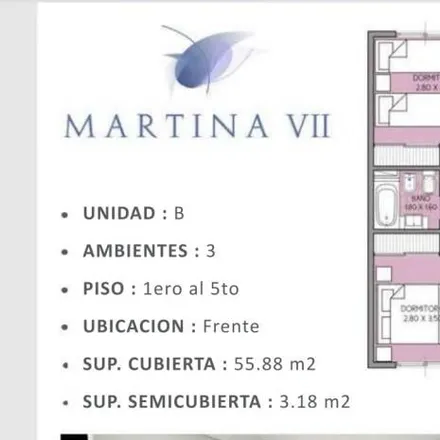 Buy this 2 bed apartment on 563 - Manuel Quintana 1278 in Partido de Tres de Febrero, 1682 Caseros